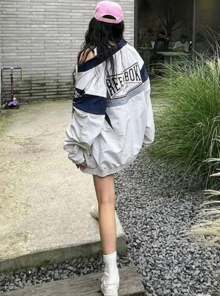 리복 헤리티지 바람막이 자켓 90--3