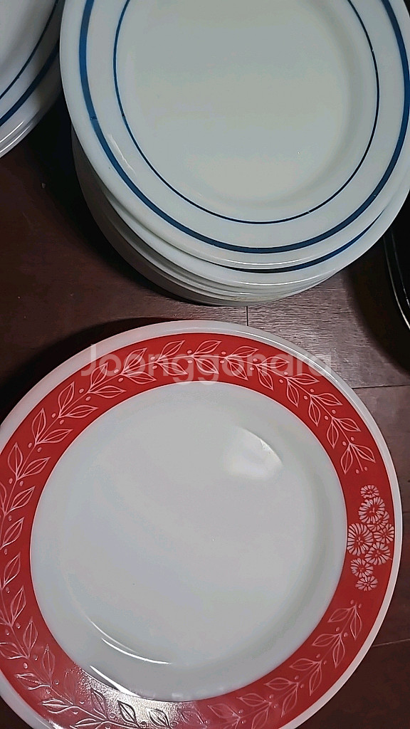 파이렉스 월계수 접시--5