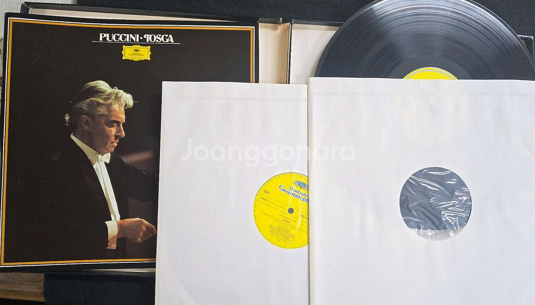 클래식 카라얀_푸치니 오페라 토스카 2lp box--1