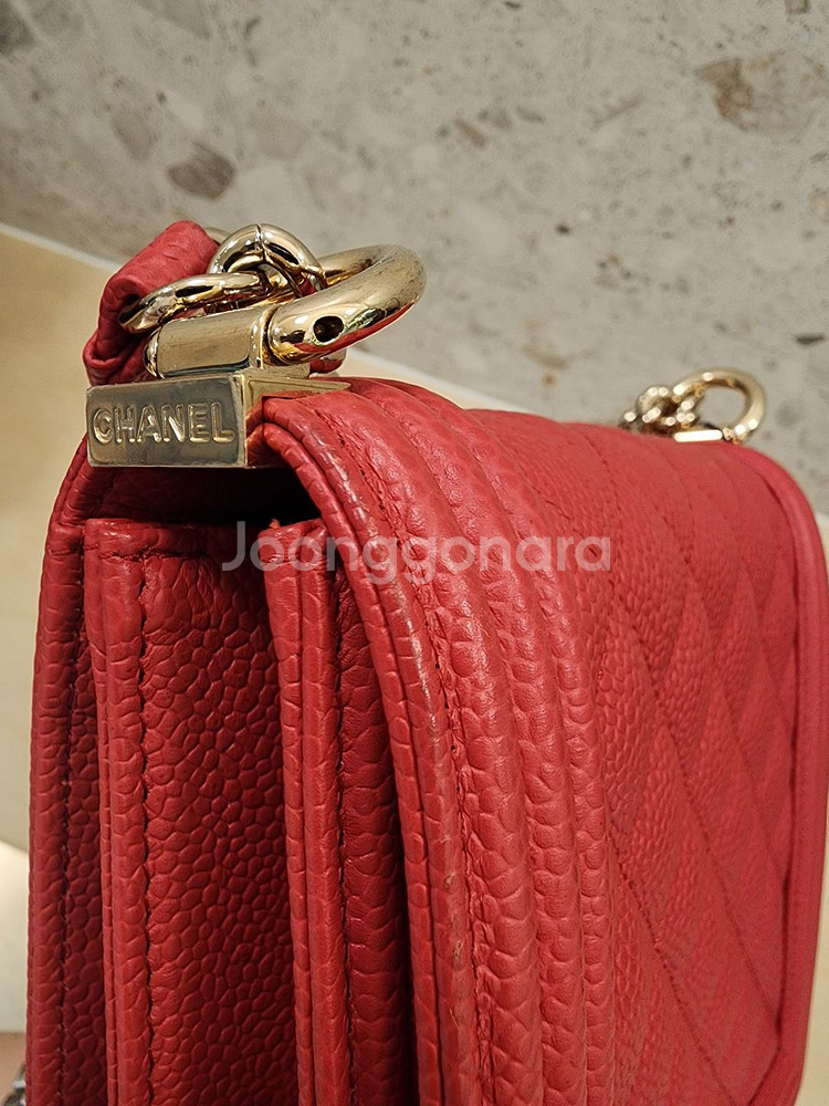 샤넬 캐비어 보이 플랩 크로스백 AS0130 #29--5