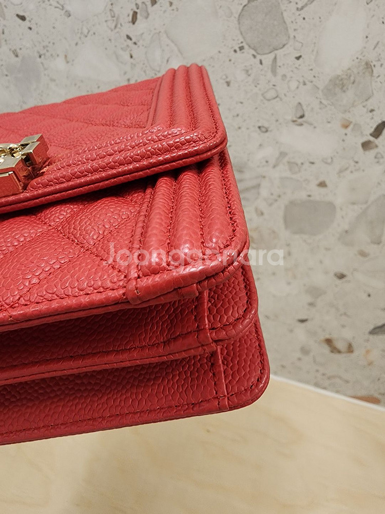 샤넬 캐비어 보이 플랩 크로스백 AS0130 #29--4