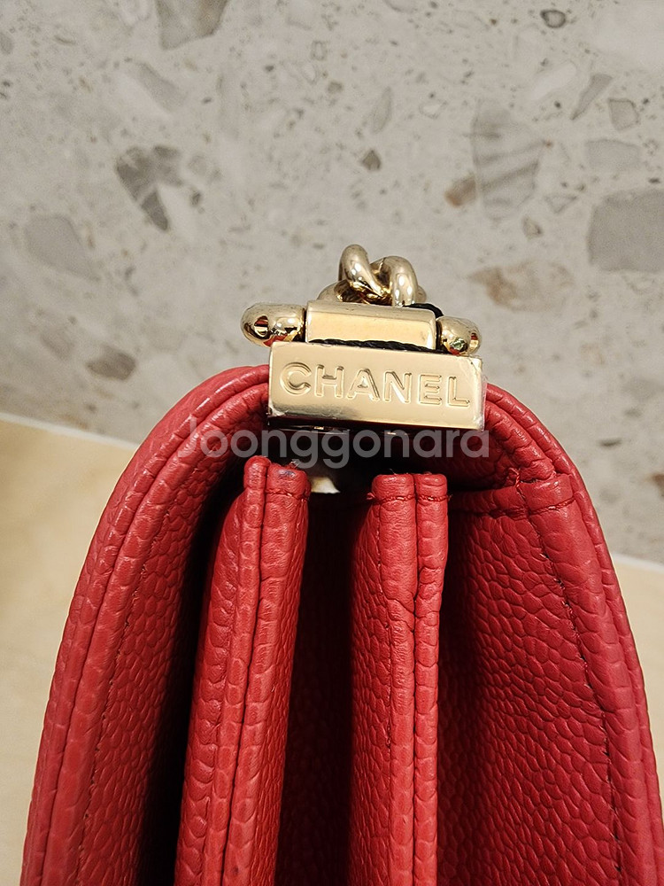 샤넬 캐비어 보이 플랩 크로스백 AS0130 #29--7