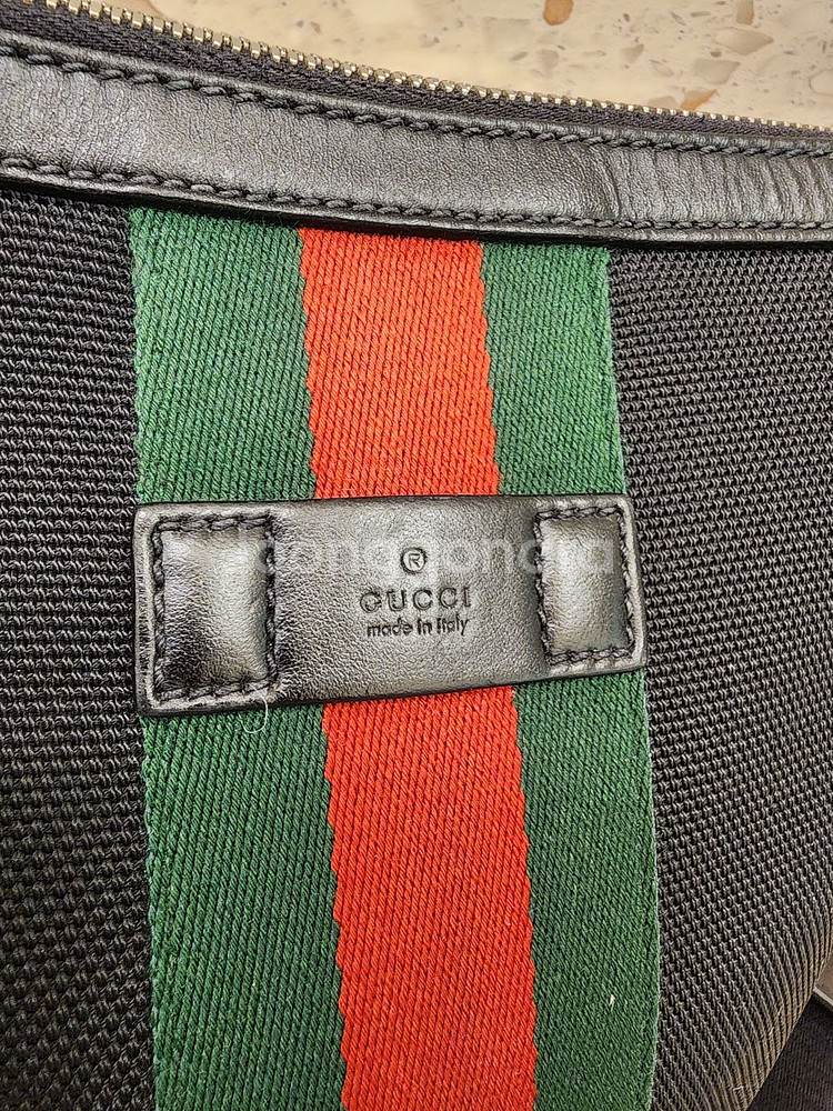 구찌 블랙 오피디아 웹 메신저 크로스백 631195--3