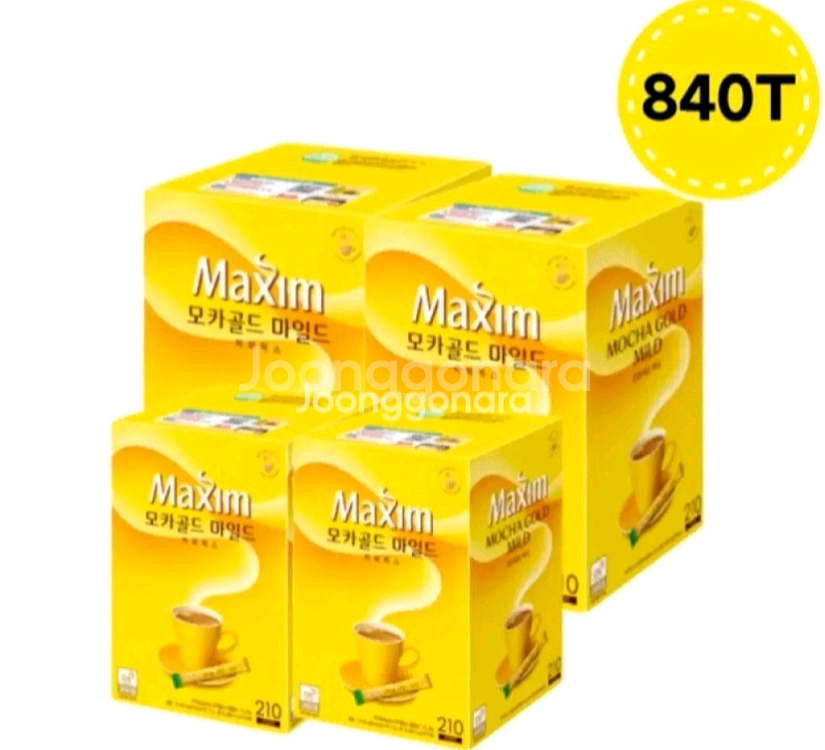맥심모카골드커피믹스840T 210TX4박스--0