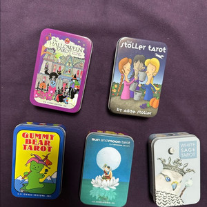 틴케이스 타로카드 5종 일괄
