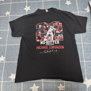 빈티지 길단 MLB 필라델피아 로렌젠 노히터 반팔티셔츠