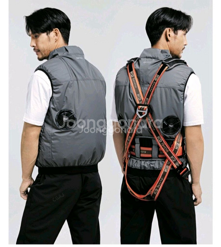 k2 신형 선풍기조끼(벨트형) 팝니다--0