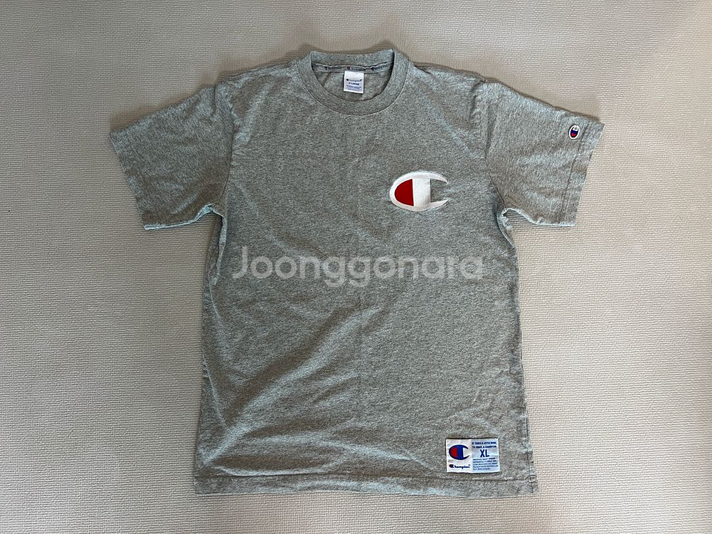 챔피온 재팬 반팔티(그레이) XL--0