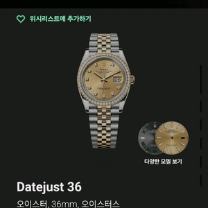 롤렉스 데이저스트36