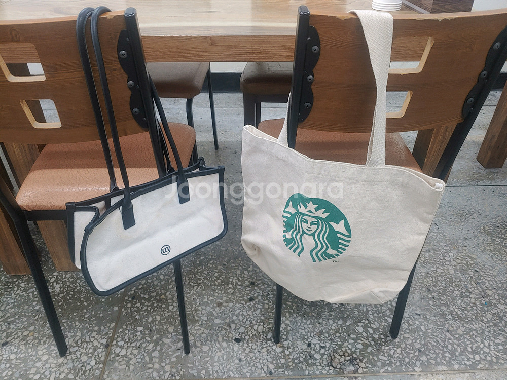 언타이디파운드백. 스타벅스 에코백--0
