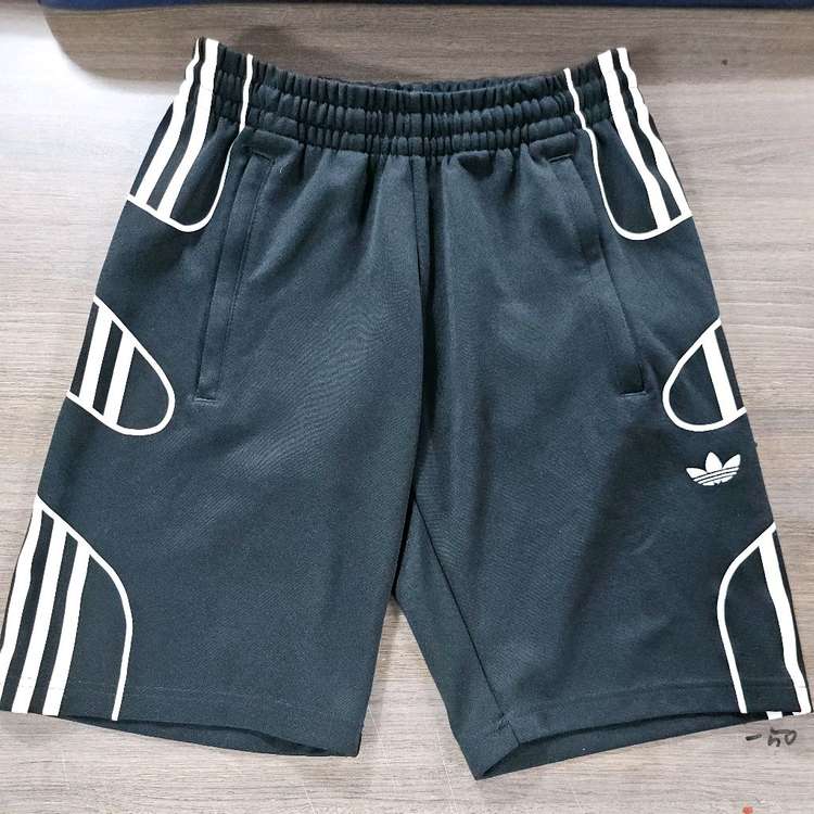 아디다스 삼선 플레임 숏 팬츠 - 블랙 S 이미지