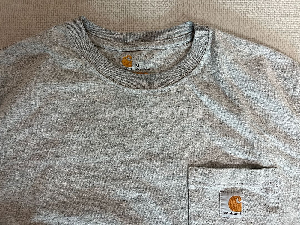 칼하트 반팔티(그레이) M(실사이즈 105)--2
