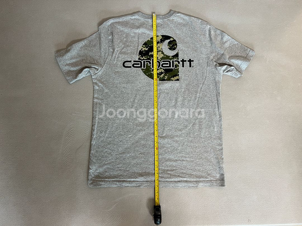 칼하트 반팔티(그레이) M(실사이즈 105)--6