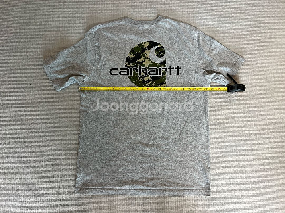 칼하트 반팔티(그레이) M(실사이즈 105)--5
