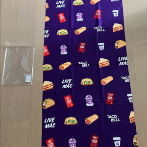 타코벨 다용도 비치타월 한정판 새상품