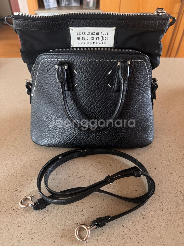 maisonmargiela 5AC 미니레더 토트백--0