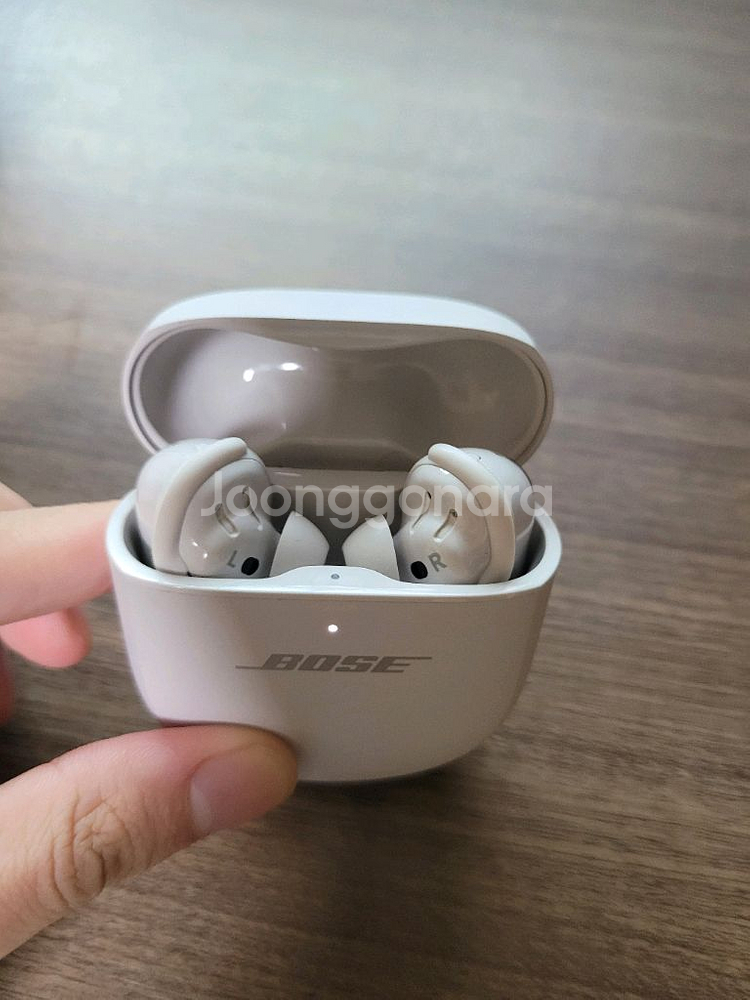 보스 qc 울트라 이어버드 스모크화이트 풀박스 S급--2