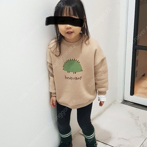 유아 기모 맨투맨 티셔츠