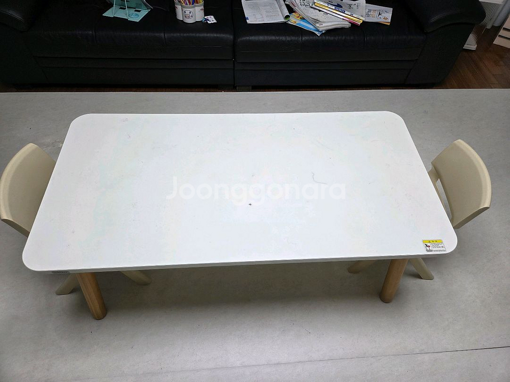 리바트 꼼므1200 책상 의자세트--0