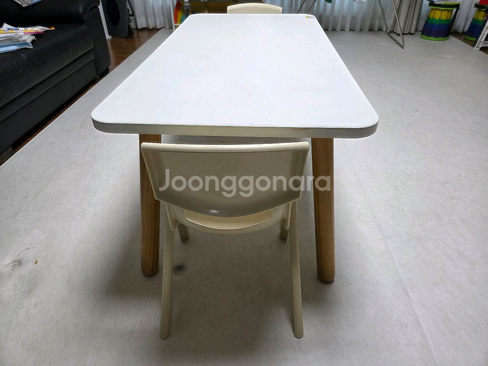 리바트 꼼므1200 책상 의자세트--2