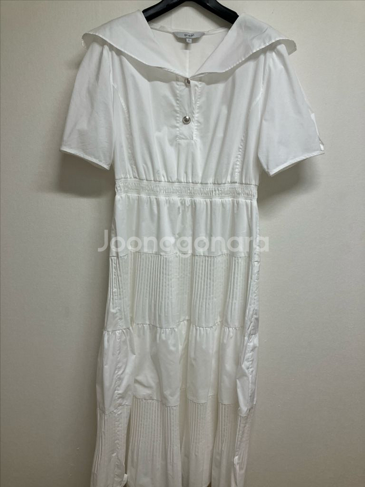 온앤온 롱 화이트 원피스 새상품--0