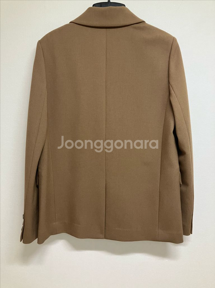 시스티나 울자켓 투버튼 카멜--1