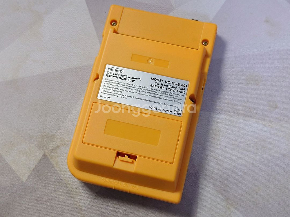 게임보이 포켓 옐로 IPS 백라이트 하우징품--1