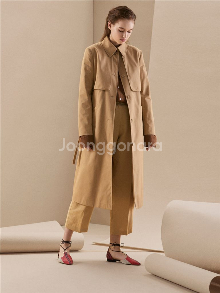 마시모두띠 스트라이프 발레리나 플랫슈즈 리조트룩--1