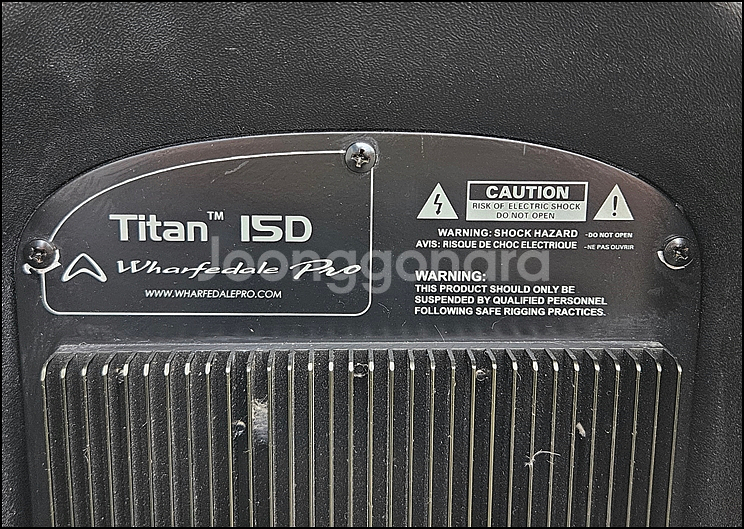 와피데일 TITAN 15D 15인치 중고 엑티브스피커--5