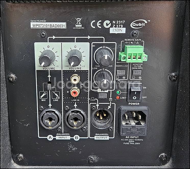 와피데일 TITAN 15D 15인치 중고 엑티브스피커--6