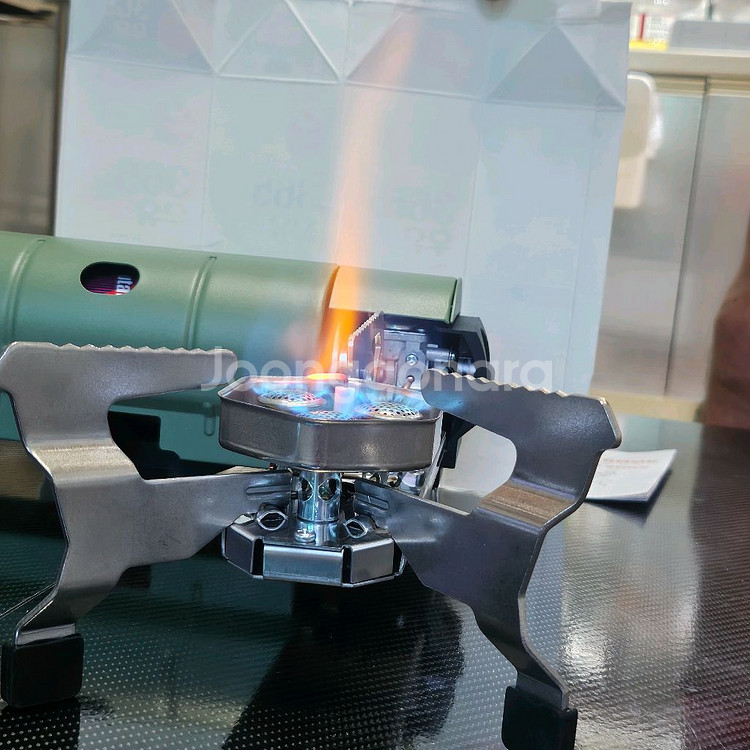 캠핑용 접이식 버너 가스 스토브 3구--1