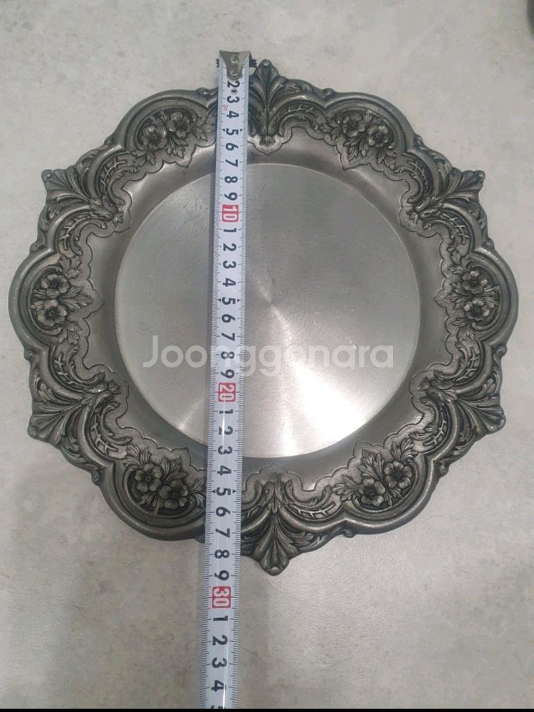 빈티지 포르투갈 디너 플레이트 장식 2개--2