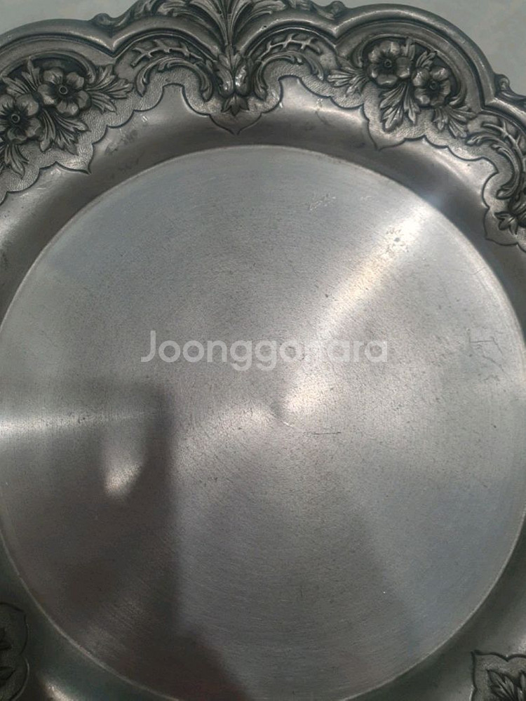 빈티지 포르투갈 디너 플레이트 장식 2개--3