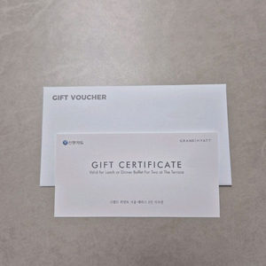 그랜드 하얏트 서울 테라스 2인 식사권