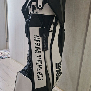 pxg 골프백 화이트블랙 새상품