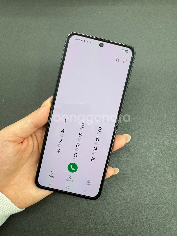[대전중고폰] 갤럭시Z플립4 블랙 512G 무잔상--7