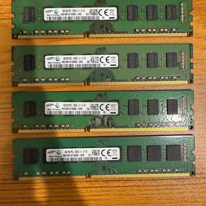삼성 DDR3 8G 12800U (양면) 4개 일괄