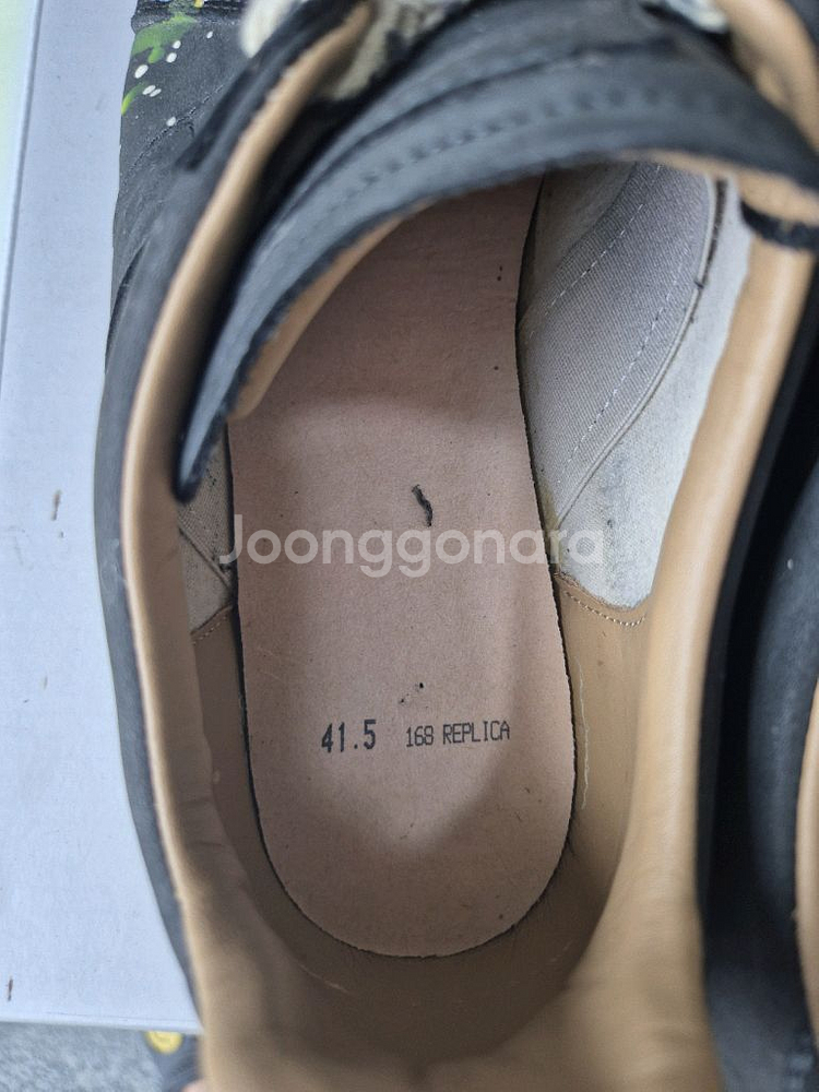 마르지엘라 독일군 스니커즈 41.5(화이트,블랙)--8