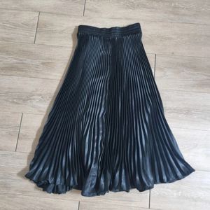 플리츠 블랙 스커트