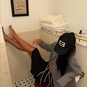 (BBB) B ball cap, Black