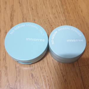 이니스프리 노세범 미네랄 팩트 미네랄 기름종이 파우더
