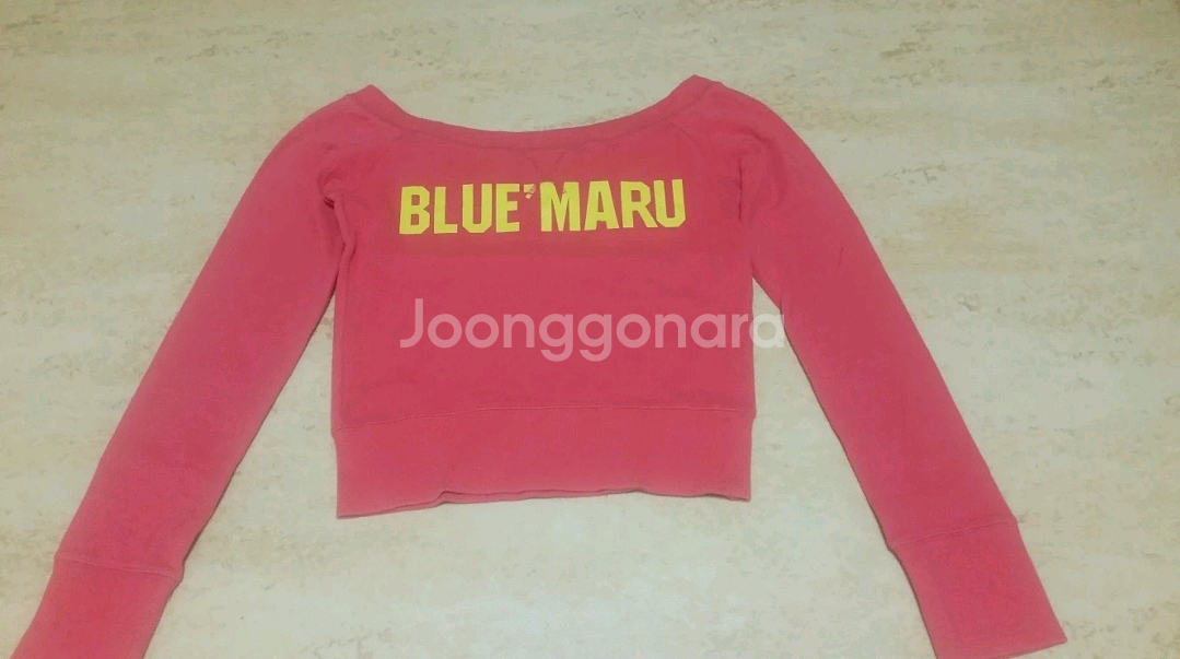 마루 크롭 긴팔면티 85사이즈--0