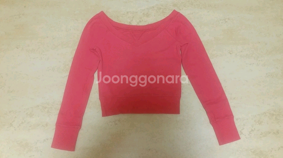 마루 크롭 긴팔면티 85사이즈--1