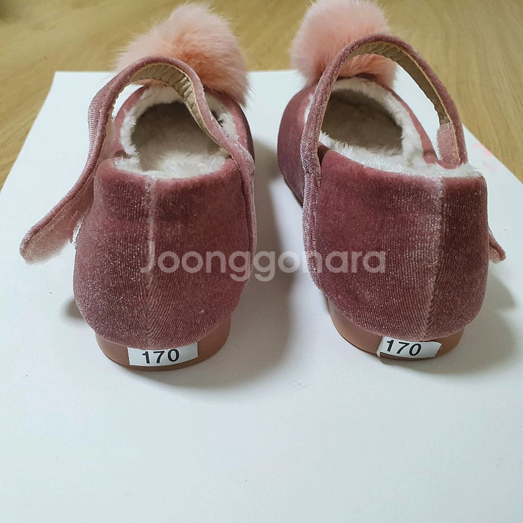 여아 핑크색 네이비 구두 160mm(새상품)--2