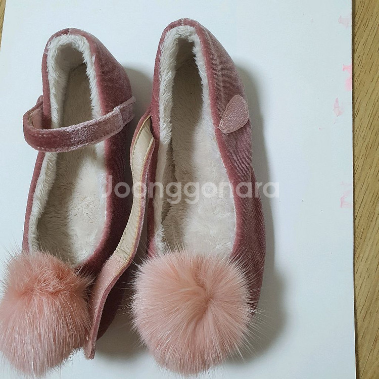 여아 핑크색 네이비 구두 160mm(새상품)--1