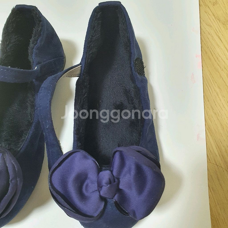 여아 핑크색 네이비 구두 160mm(새상품)--6