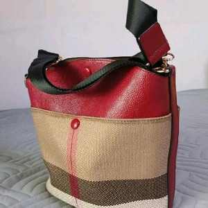 소가죽 버킷 백