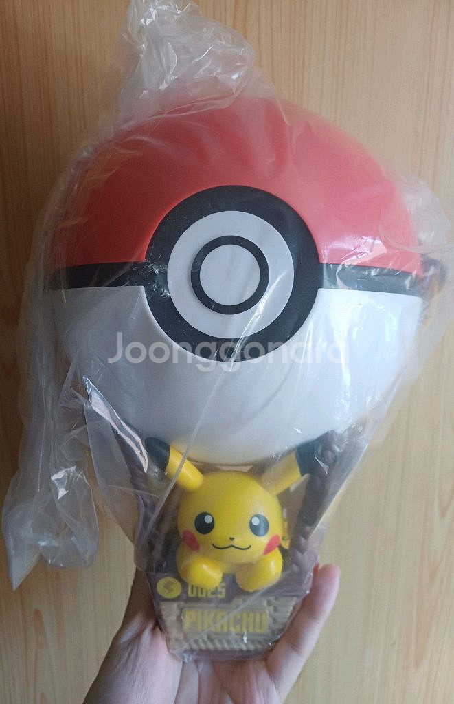(미개봉) 롯데월드 포켓몬스터 피카튜 팝콘통 판매합니다--0