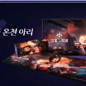 리그오브레전드 - 야간개장 온천 아리 마우스패드