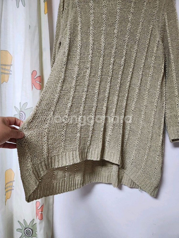 cable & gauge 엉성한 여성 니트 F--2